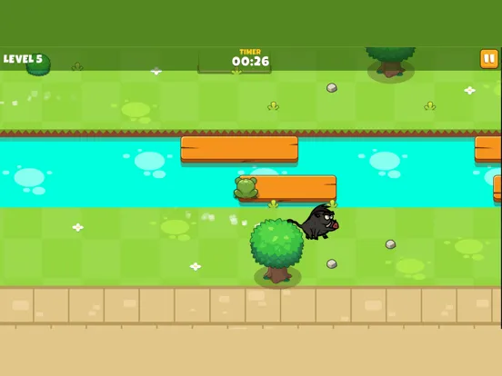 Tangkapan skrin Jumping Frog - Adventure iPad 