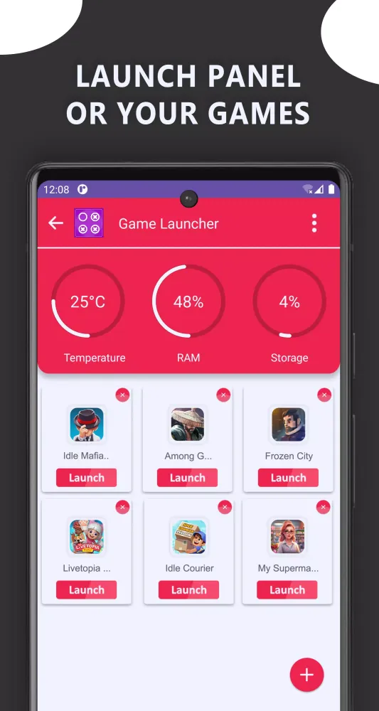 Game Launcher App Launcher Screenshots