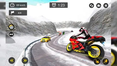 Captures d'écran de Snow Dirt Bikes Racing Games