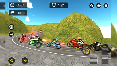 Captures d'écran de Snow Dirt Bikes Racing Games