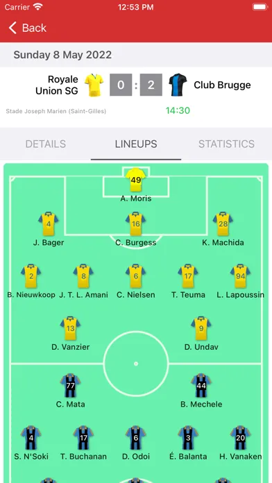 Live Scores for Jupiler League Ekran Görüntüleri