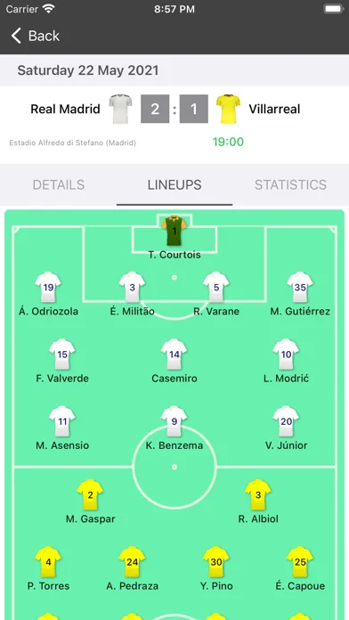Live Scores for La Liga App應用截圖