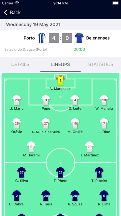 Live Scores for Liga Portugal سکرین شاٹس
