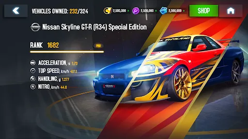 ภาพหน้าจอของ Asphalt 8 - Car Racing Game