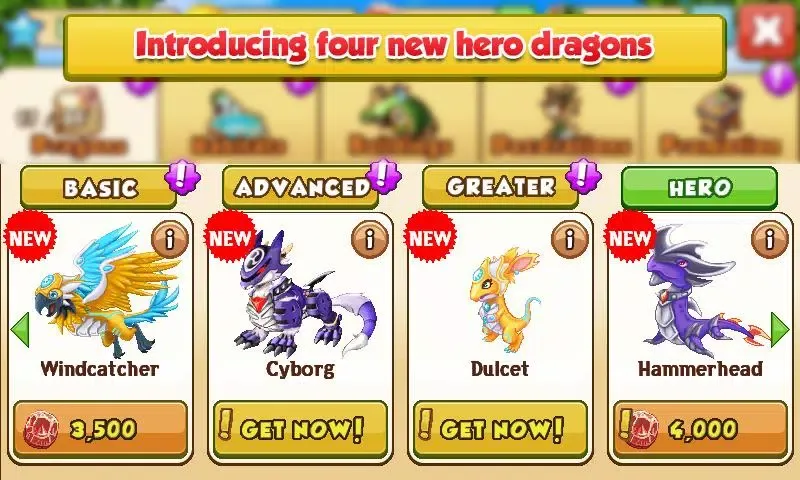 Capturas de pantalla de Dragon Mania