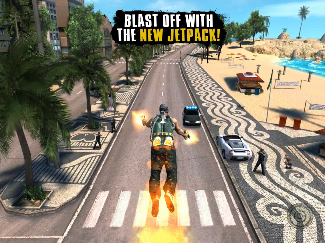 Tangkapan layar Gangstar Rio: City of Saints iPad 