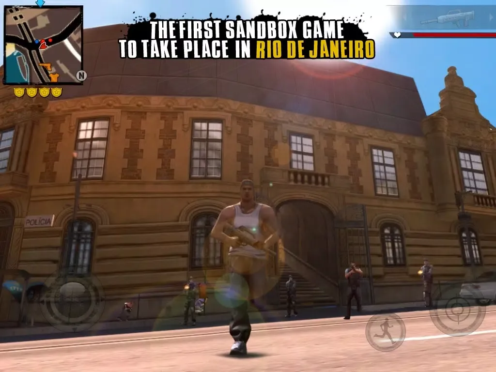 Tangkapan layar Gangstar Rio: City of Saints iPad 
