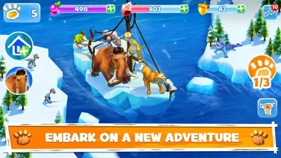 Tangkapan layar Ice Age Adventures