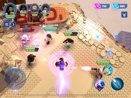 LEGO® Star Wars™: Castaways iPad 應用截圖