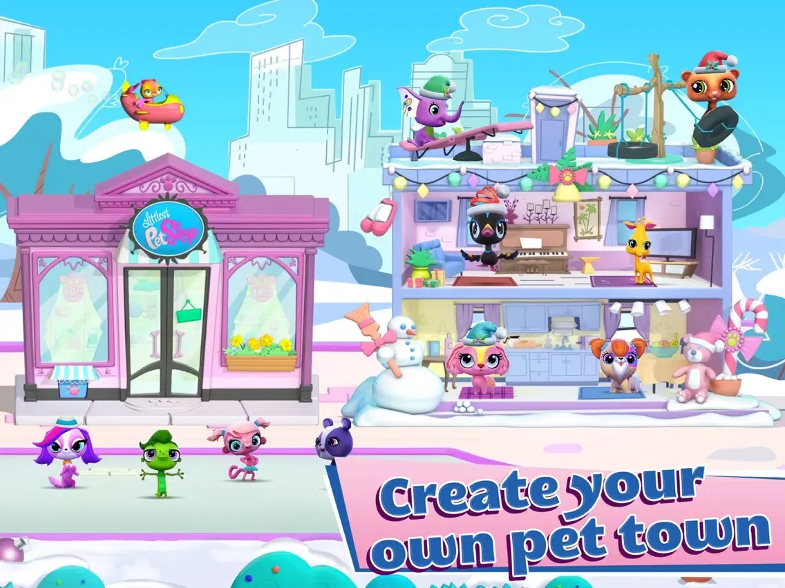 Capturas de tela do Littlest Pet Shop iPad 