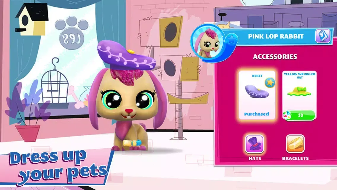 Capturas de tela do Littlest Pet Shop