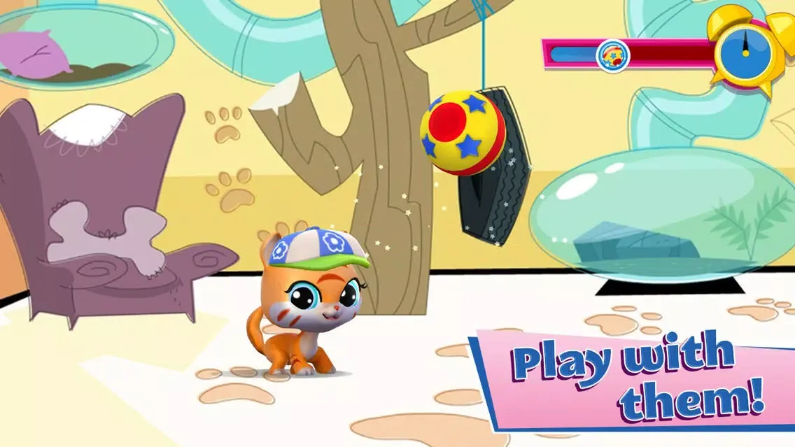 Capturas de tela do Littlest Pet Shop
