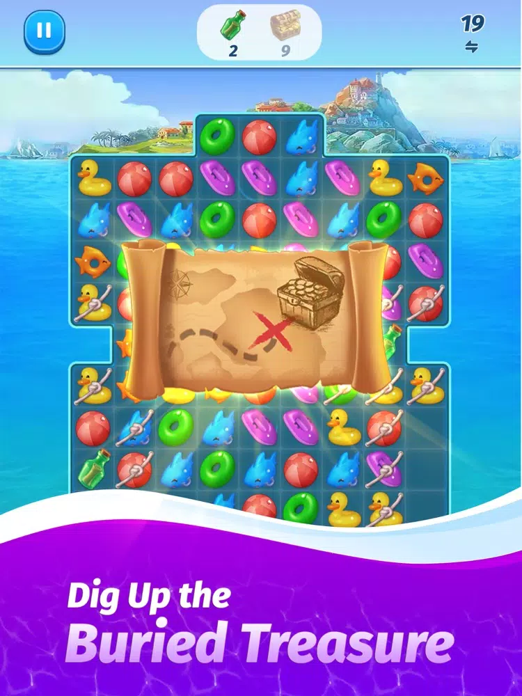 Tangkapan skrin The Love Boat - Puzzle Cruise iPad 
