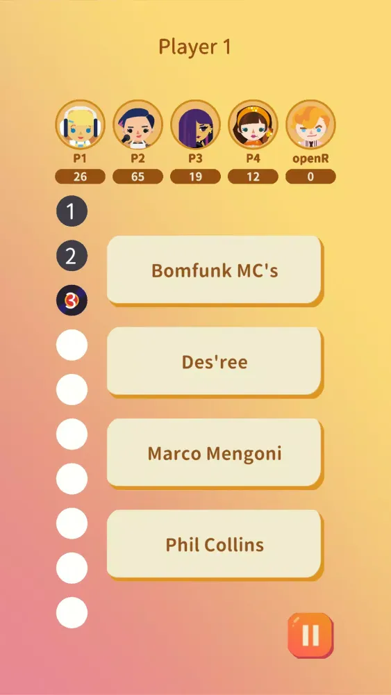 Tangkapan layar SongPop for Renault