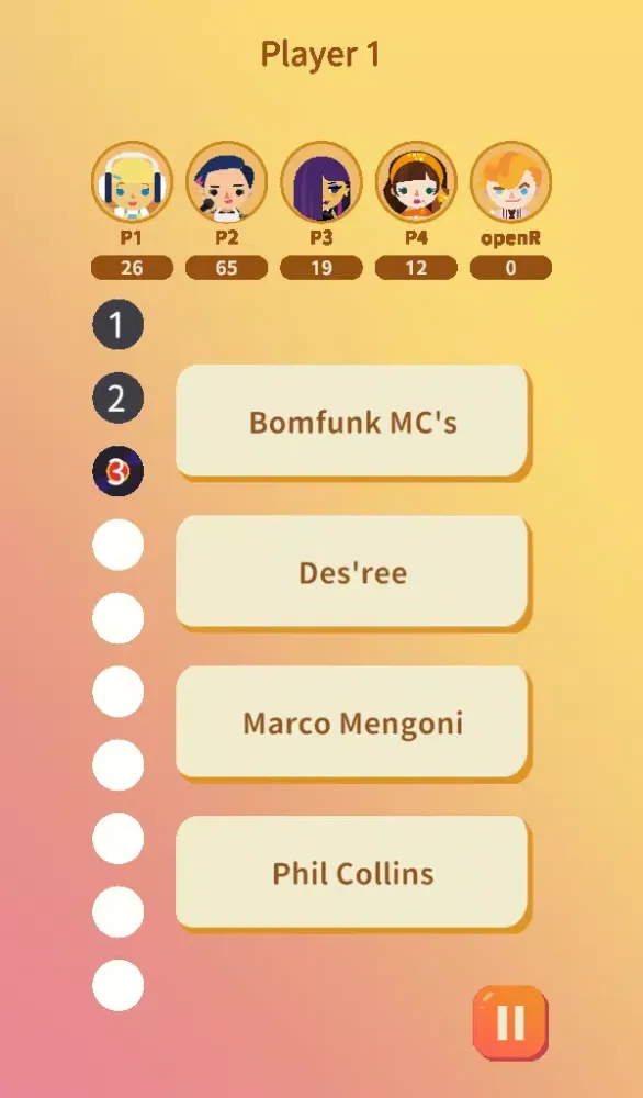 Tangkapan layar SongPop for Renault