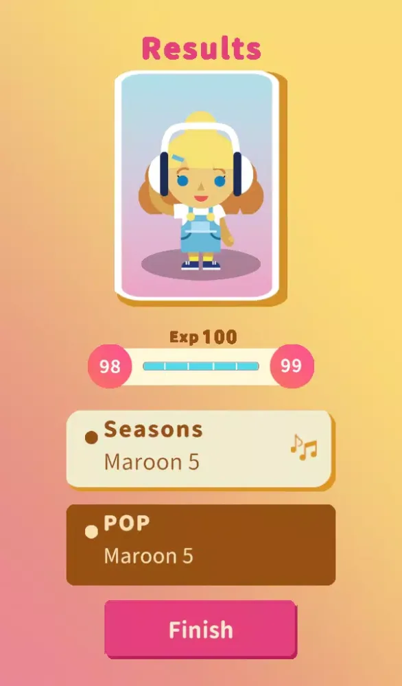 Tangkapan layar SongPop for Renault