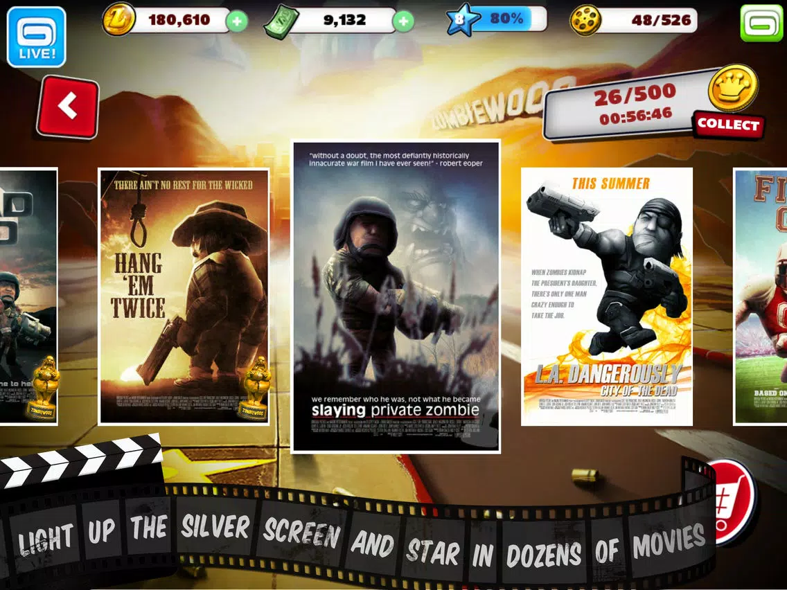 Скриншоты Zombiewood - Guns! Action! Zombies! iPad 