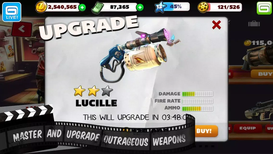 ภาพหน้าจอของ Zombiewood - Guns! Action! Zombies!