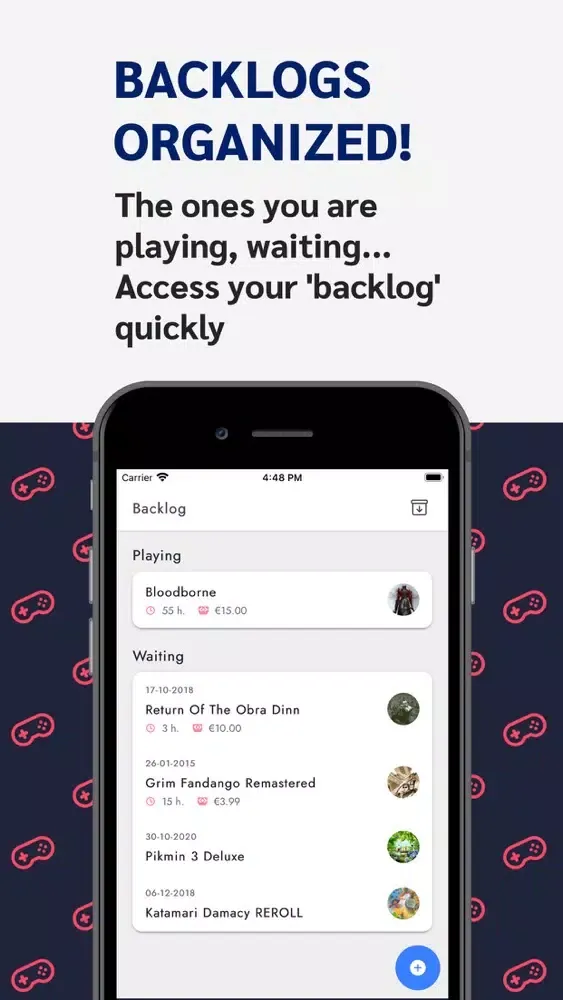 Gamelogium: Your game backlog Ekran Görüntüleri