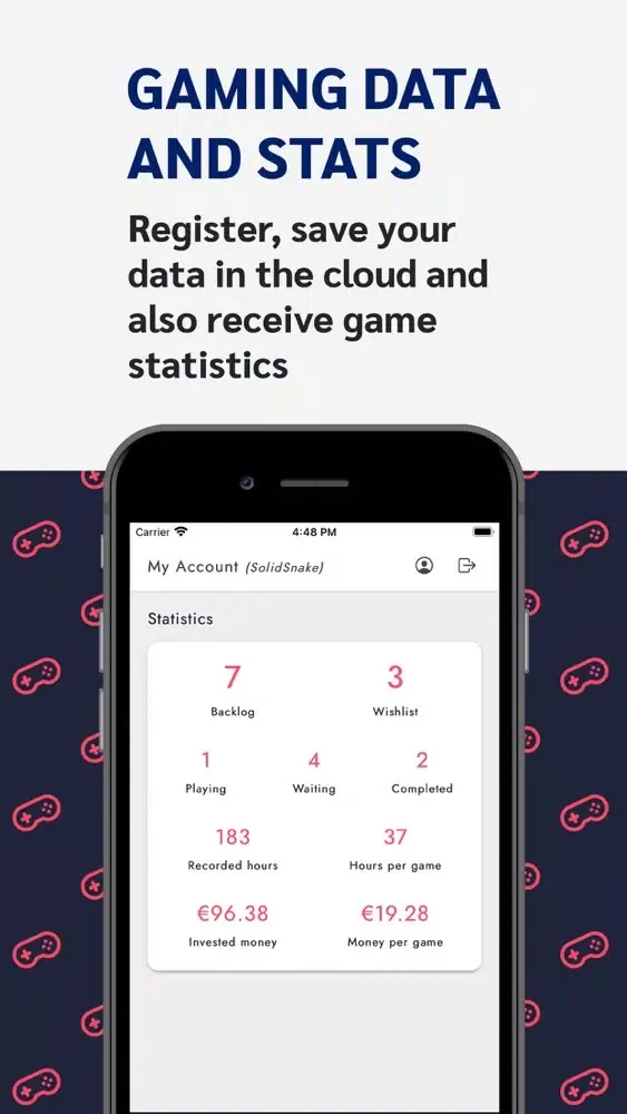 Gamelogium: Your game backlog Ekran Görüntüleri