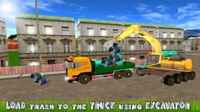 ภาพหน้าจอของ City Excavator Garbage Truck