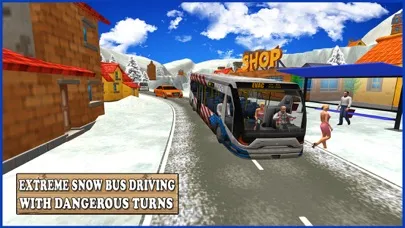 Extreme Snow Bus Driving - Bus Driver Simulator 3D Screenshots