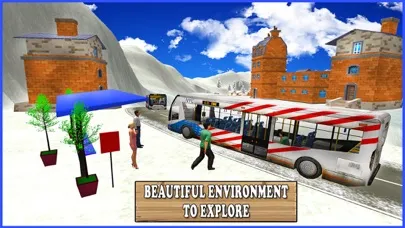 Extreme Snow Bus Driving - Bus Driver Simulator 3D Screenshots