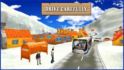 Extreme Snow Bus Driving - Bus Driver Simulator 3D Screenshots