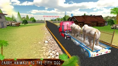Transporter Truck Zoo Animals Ekran Görüntüleri