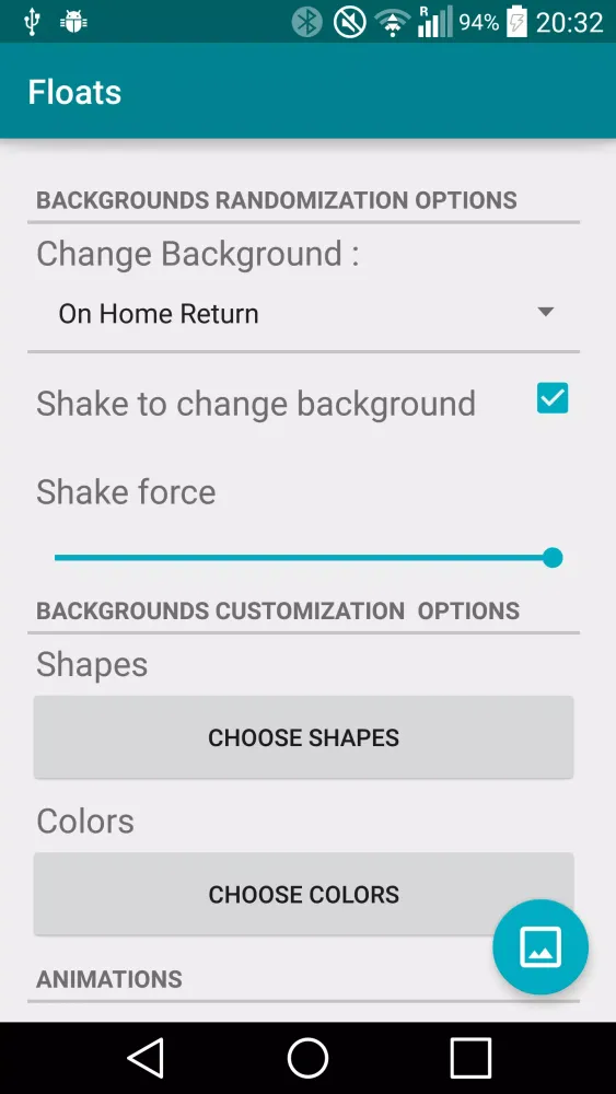 Chrooma Float Live Wallpaper স্ক্রিনশট