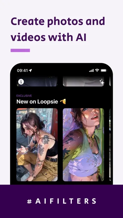 Loopsie: AI Photo Generator 스크린샷