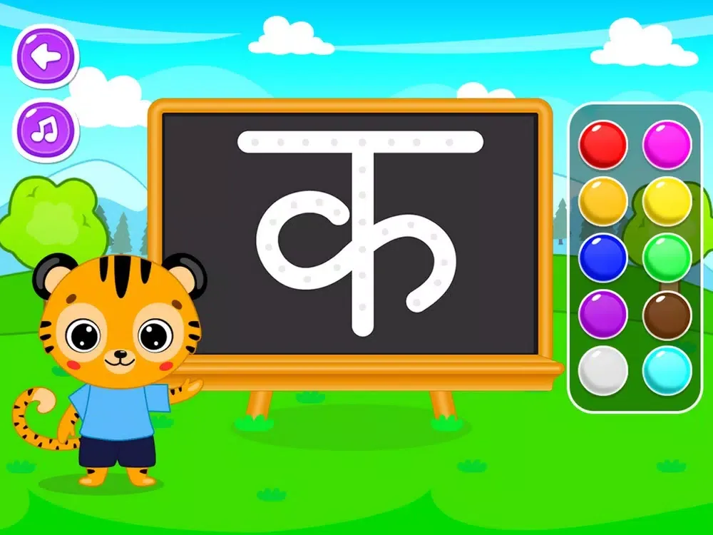 Screenshot di PreSchool Hindi Alphabet Learn iPad 