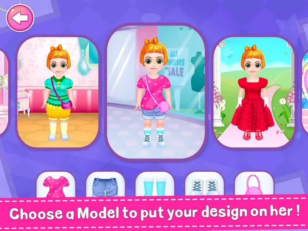 Ảnh chụp màn hình của Abc Tailor Fashion Cloth Games iPad 