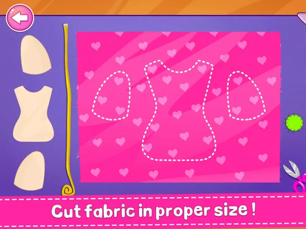Ảnh chụp màn hình của Abc Tailor Fashion Cloth Games iPad 