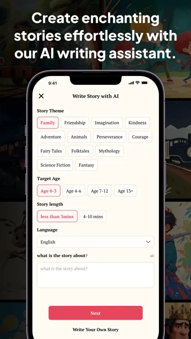 Capturas de pantalla de MomSays: AI Bedtime Stories