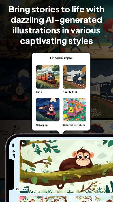 Capturas de pantalla de MomSays: AI Bedtime Stories