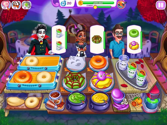 Скриншоты Halloween Madness Cooking Game iPad 