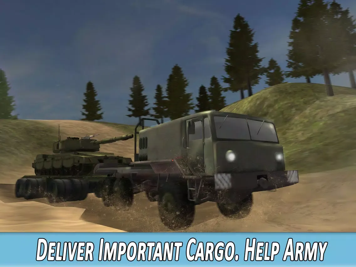 Army Truck Driver Simulator 3D iPad  Screenshots