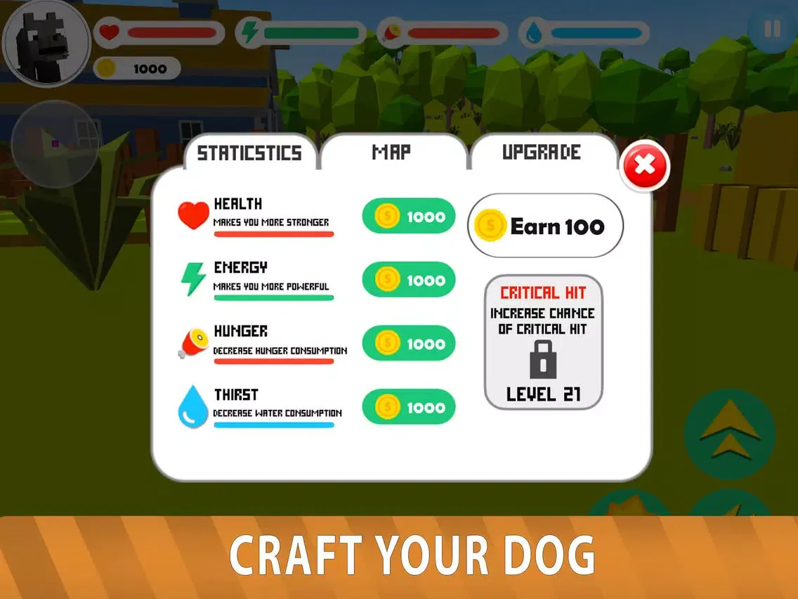 Blocky Dog: Farm Survival Full iPad  Ekran Görüntüleri