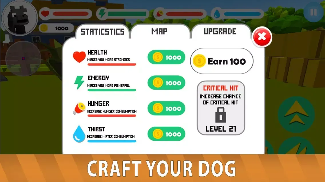Blocky Dog: Farm Survival Full Ekran Görüntüleri