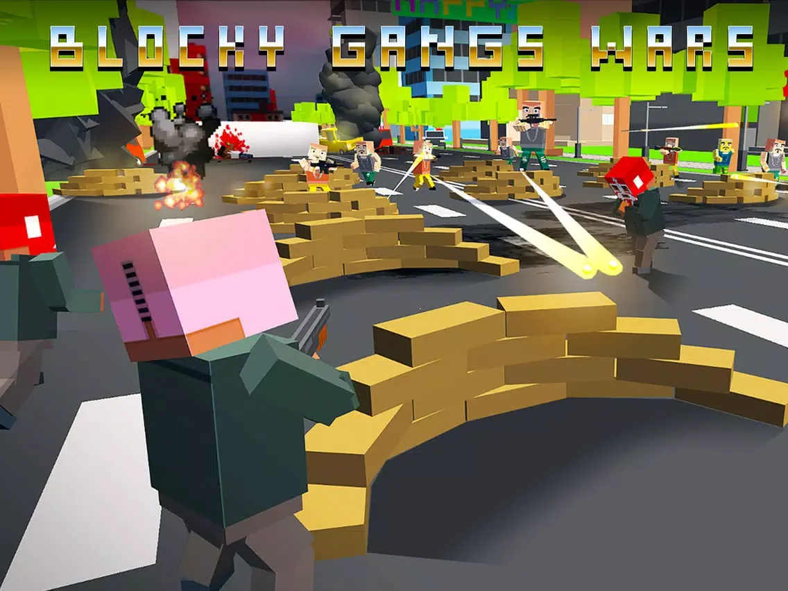Blocky Shooter: Mafia War Full iPad 应用截图