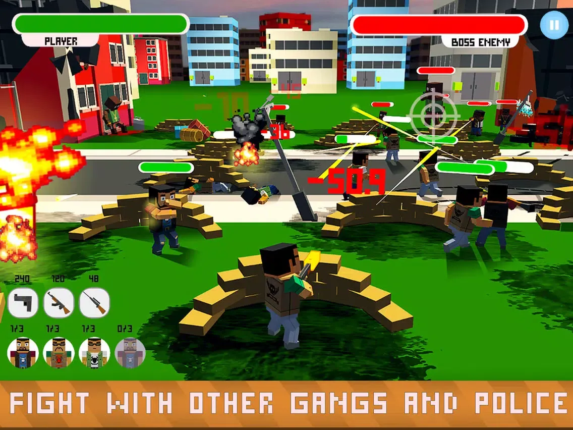 Blocky Shooter: Mafia War Full iPad 应用截图