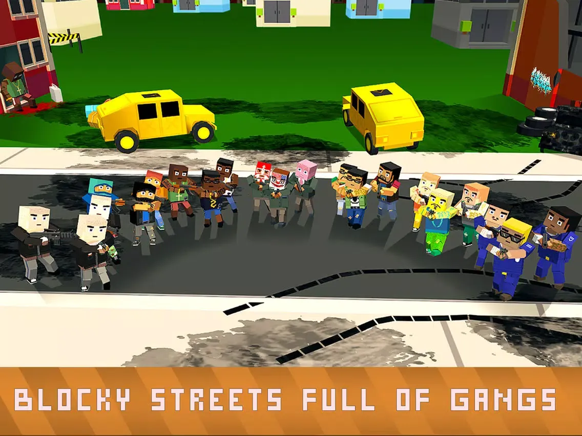 Blocky Shooter: Mafia War Full iPad 应用截图