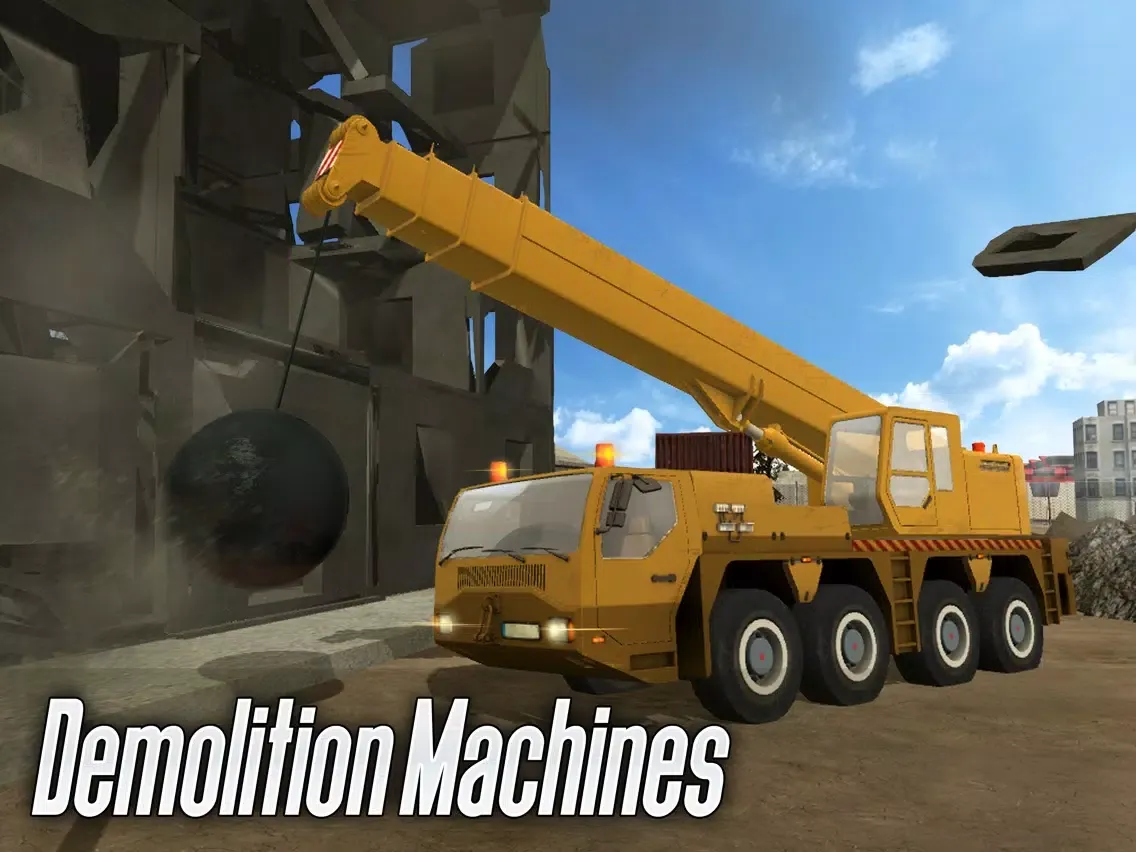 تصاویر Demolition Machines Simulator Full iPad 