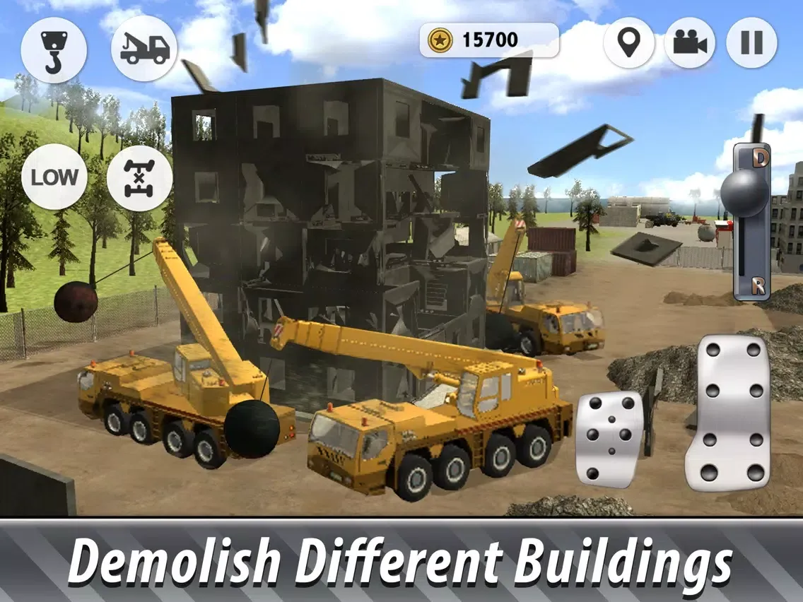 تصاویر Demolition Machines Simulator Full iPad 