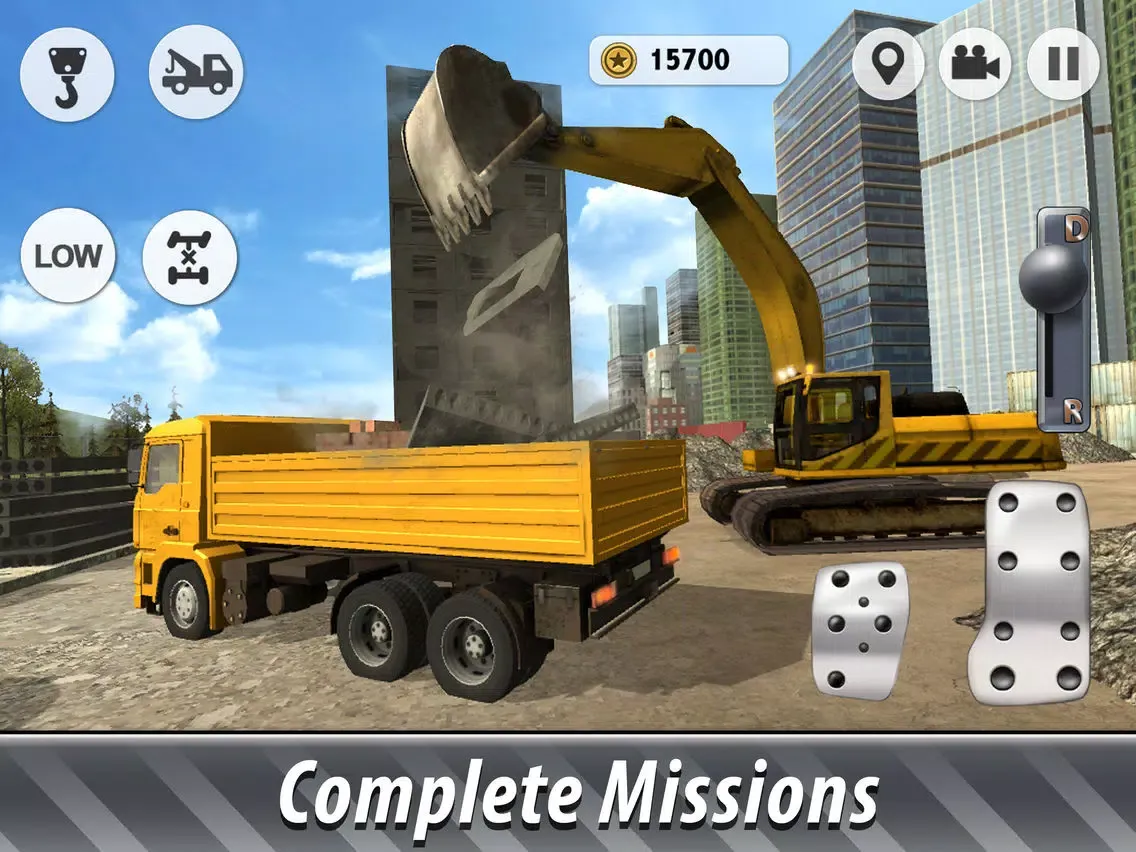 تصاویر Demolition Machines Simulator Full iPad 