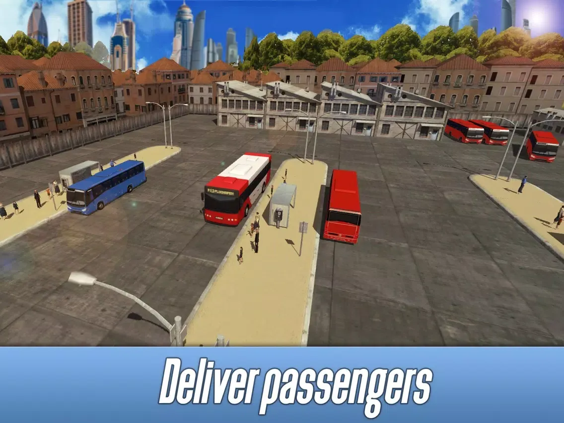Ảnh chụp màn hình của Euro Bus Simulator 3D iPad 