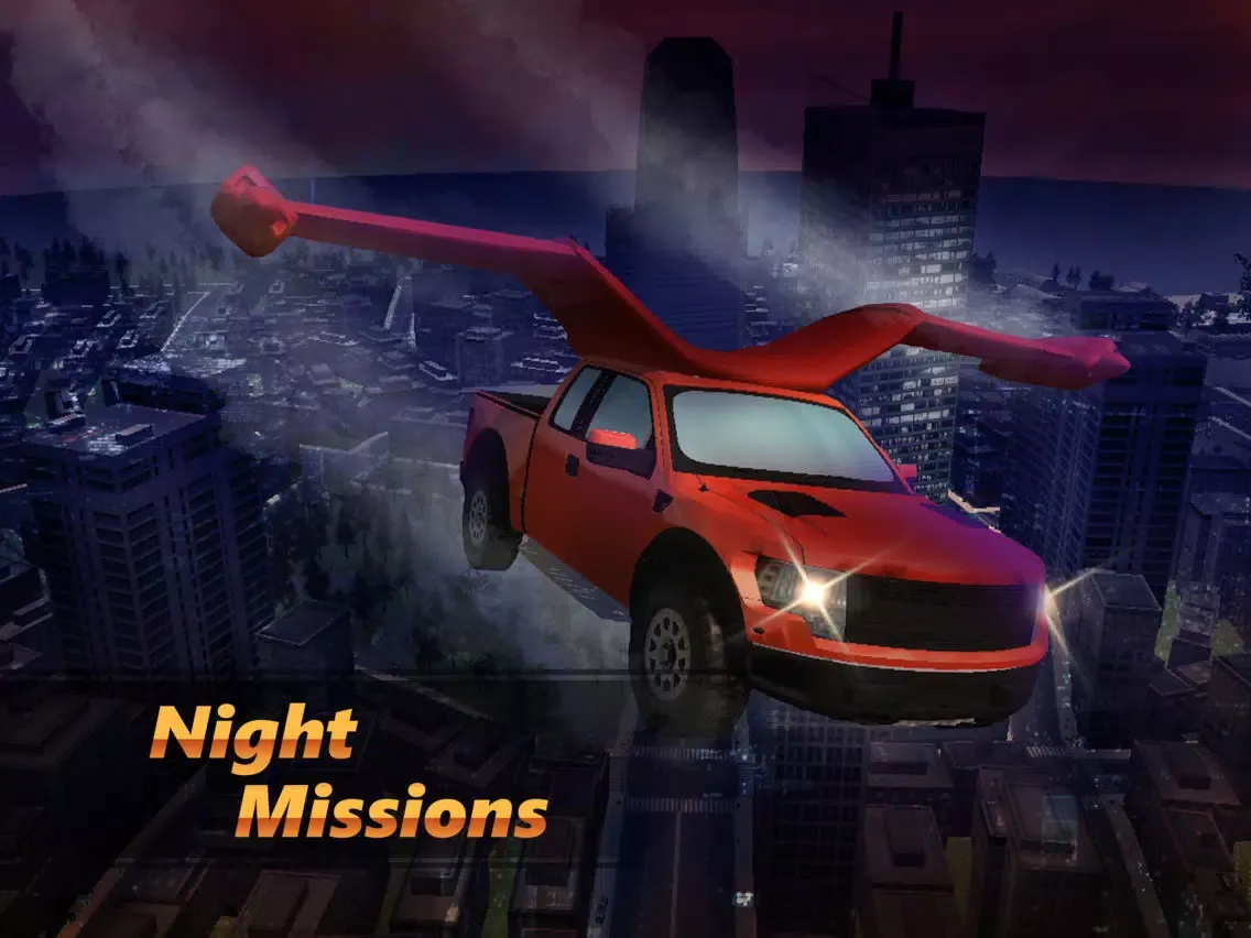 Flying SUV Driver Simulator 3D - Try to drive or fly SUV in our futuristic car simulator! iPad  Screenshots