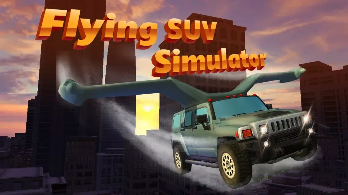 Flying SUV Driver Simulator 3D - Try to drive or fly SUV in our futuristic car simulator! Screenshots