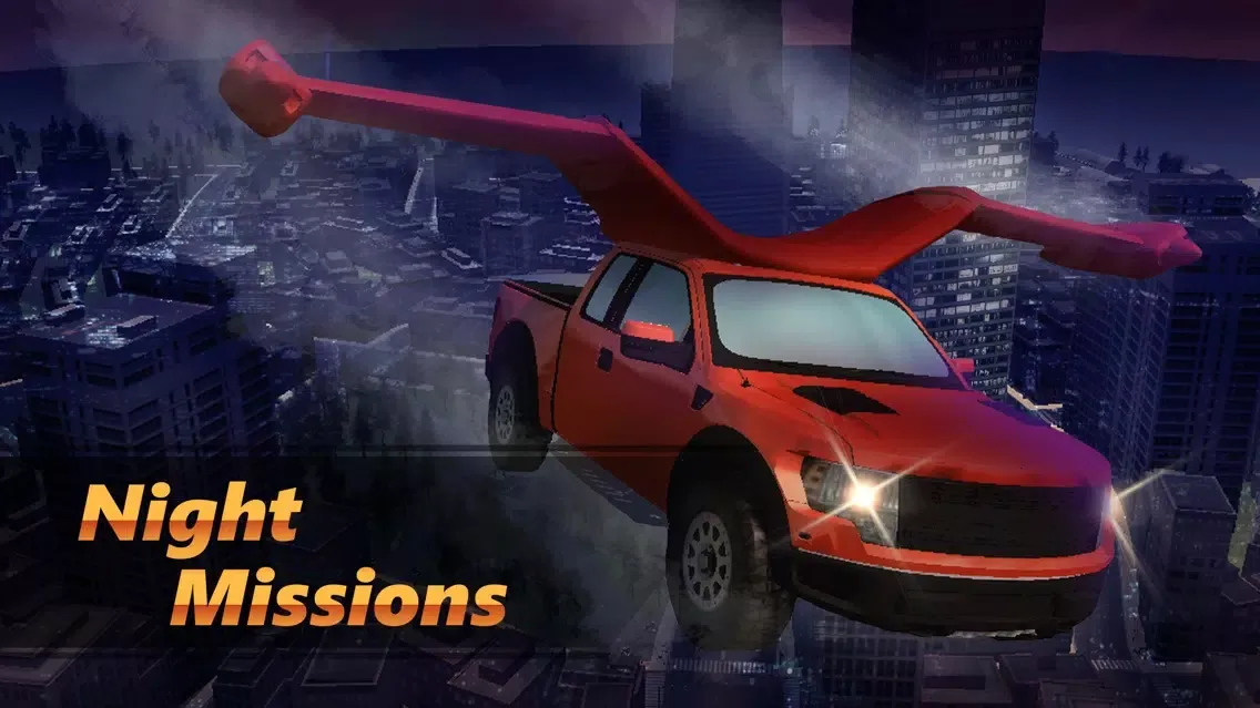 Flying SUV Driver Simulator 3D - Try to drive or fly SUV in our futuristic car simulator! Screenshots